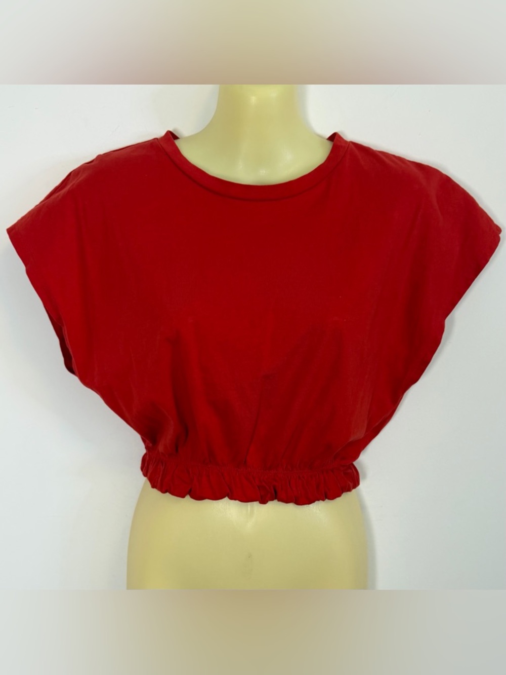ZARA Red Crop Top